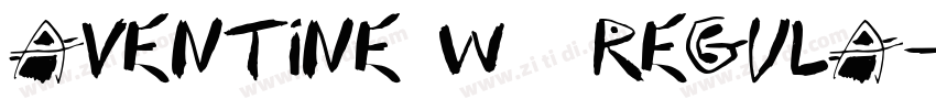 Aventine W00 Regula字体转换